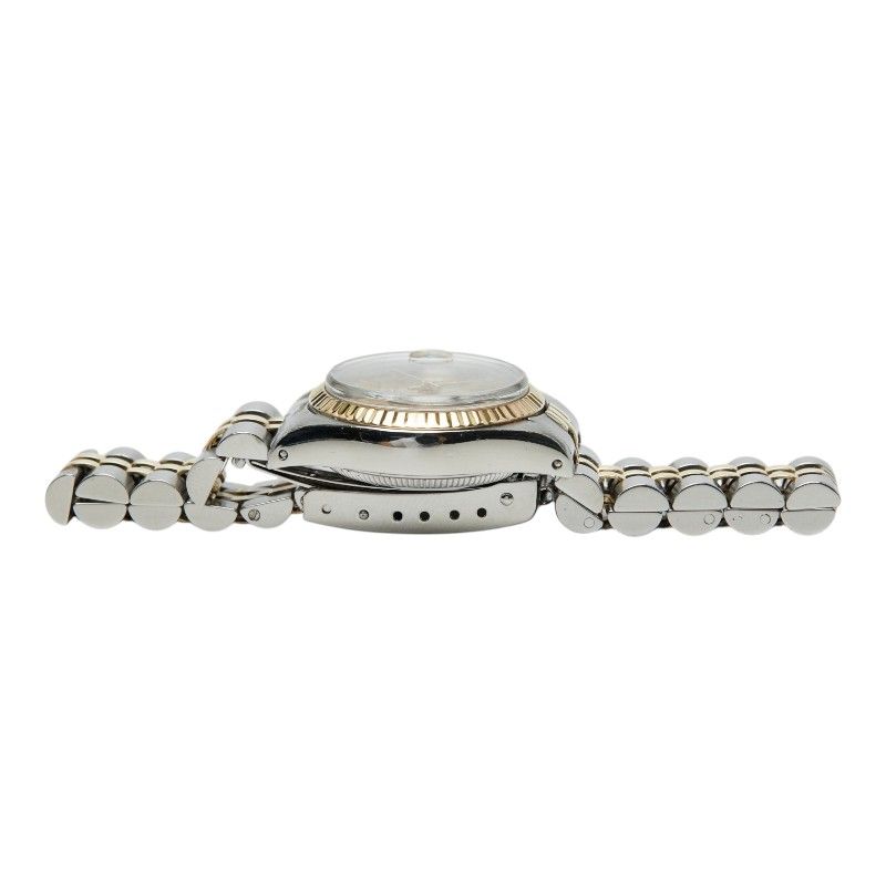 Rolex Oyster Perpetual Date Watch White Gold Silver Stainless Steel 18k White — view 4