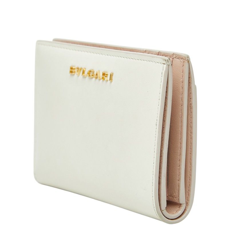 Bvlgari Serpenti Forever Bifold Card Holder Billfold Ivory Calf Leather 1 — view 2