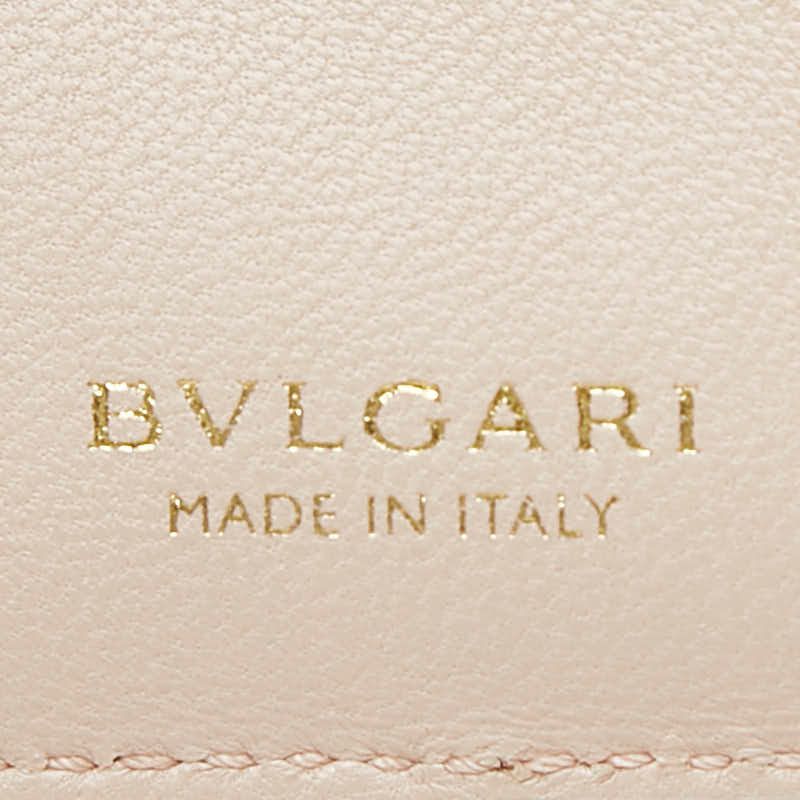 Bvlgari Serpenti Forever Bifold Card Holder Billfold Ivory Calf Leather 1 — view 8