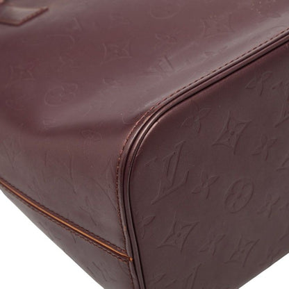 Louis Vuitton Monogram Matte Stockton Tote Violet Purple Leather — view 5