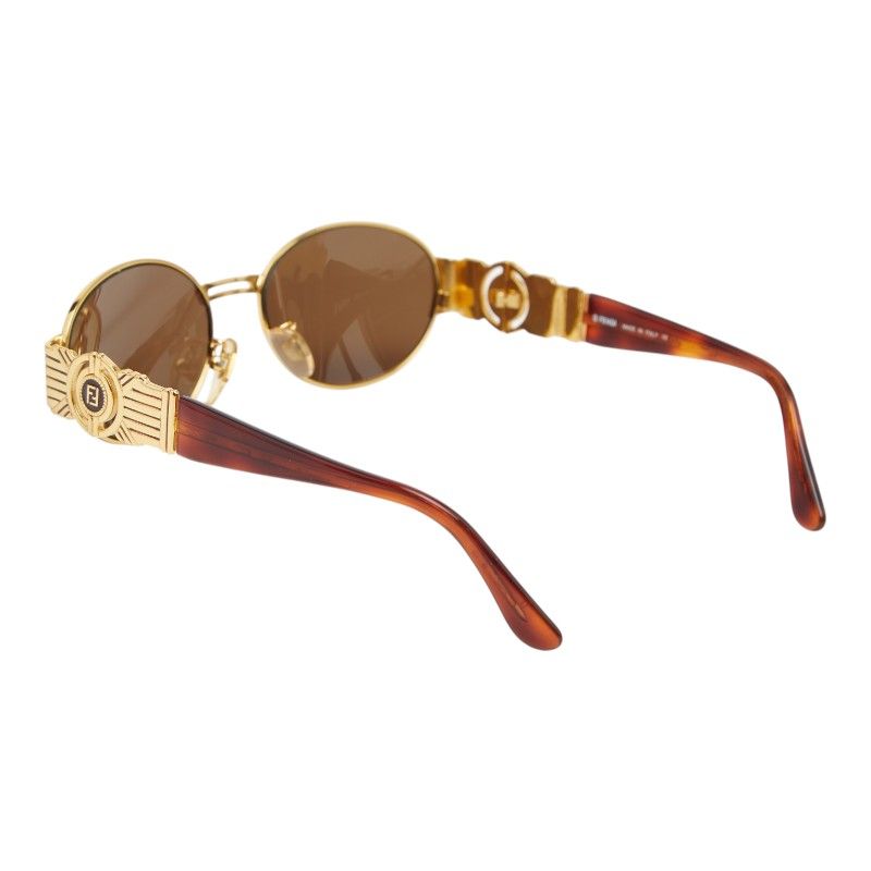 Fendi Sunglasses Brown Acetate Metal 1- Eyewear — view 2