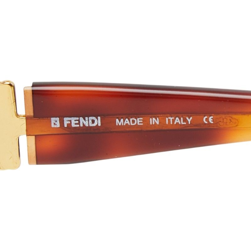 Fendi Sunglasses Brown Acetate Metal 1- Eyewear — view 5
