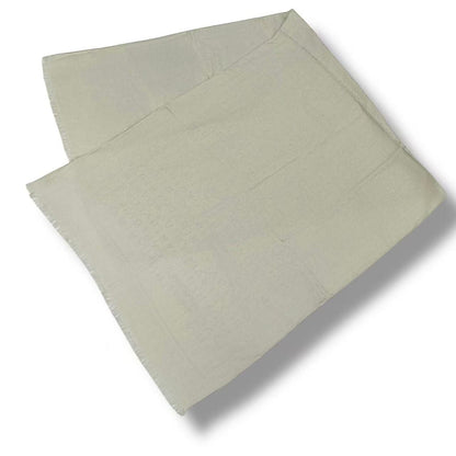 Bvlgari Shawl Silk Wool Ivory Scarf — view 4