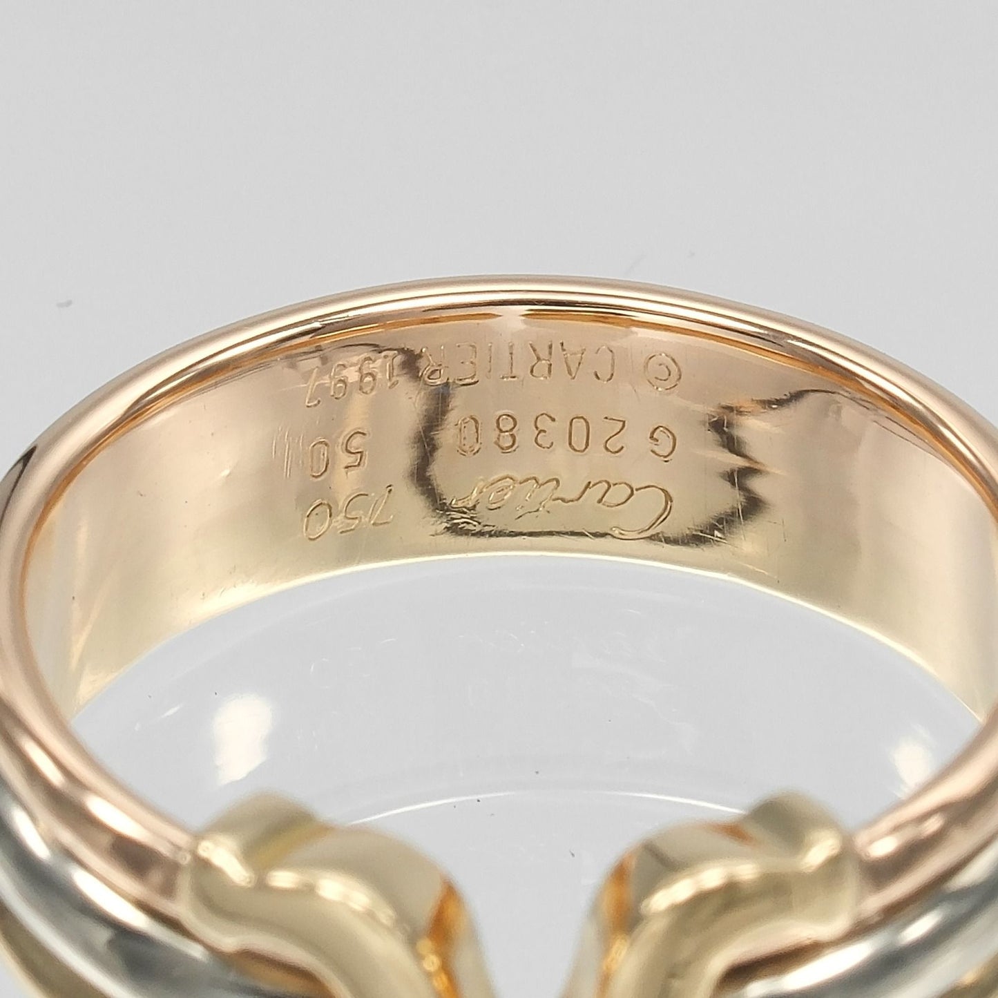 Cartier 2C Trinity Ring — view 4
