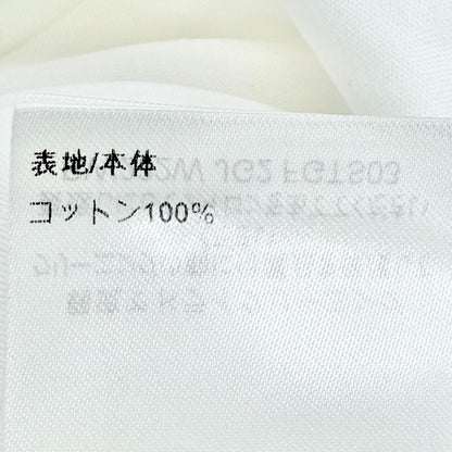 Louis Vuitton Cotton 100% Some Silk Monogram Eyelets Side Strap Crew Neck Short — view 9