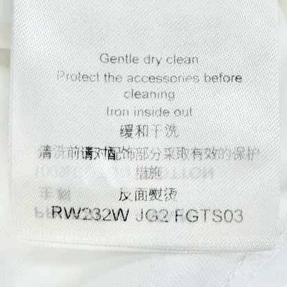 Louis Vuitton Cotton 100% Some Silk Monogram Eyelets Side Strap Crew Neck Short — view 8