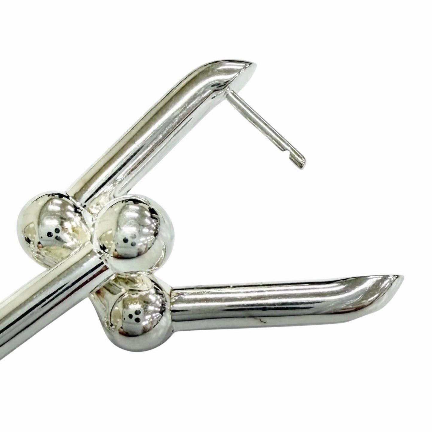 Tiffany & Co Graduated Link Earrings Silver — view 4
