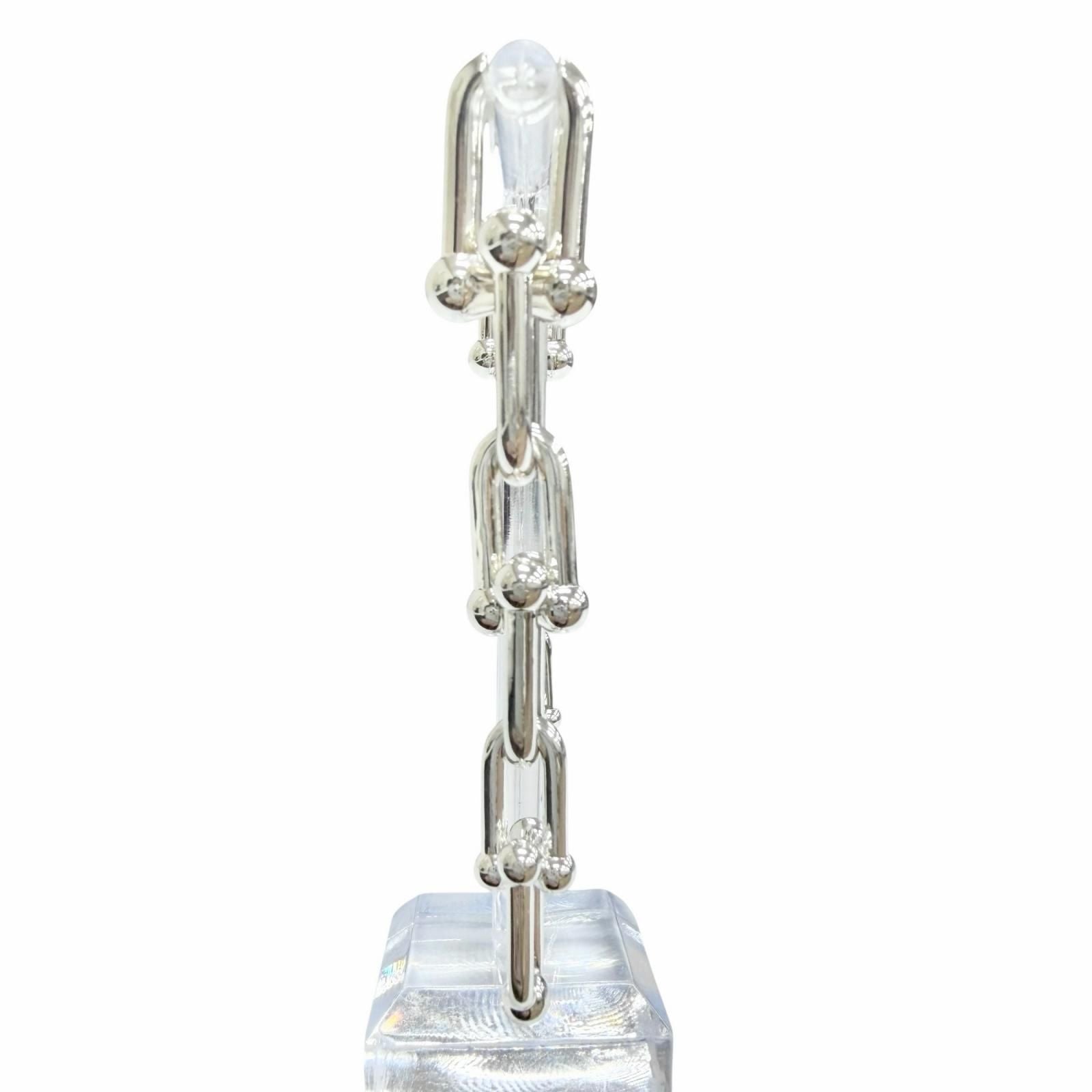 Tiffany & Co Graduated Link Earrings Silver — view 2