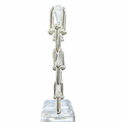 Tiffany & Co Graduated Link Earrings Silver — view 2
