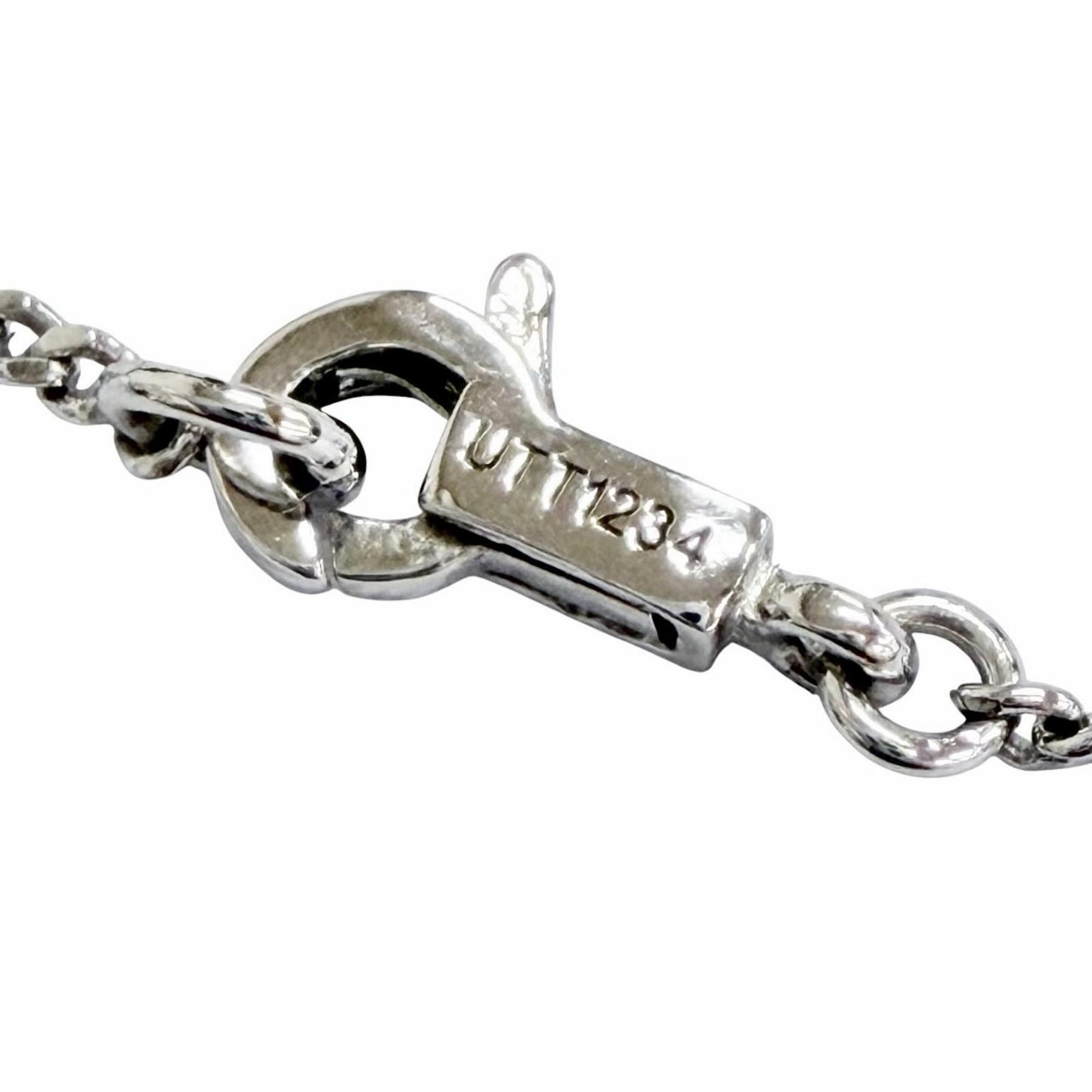 Celine Trio Rhinestone Necklace Silver — view 8