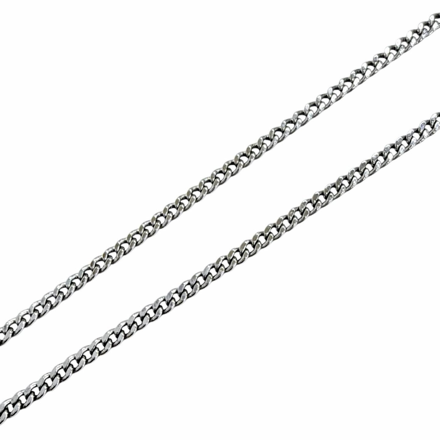 Celine Trio Rhinestone Necklace Silver — view 5