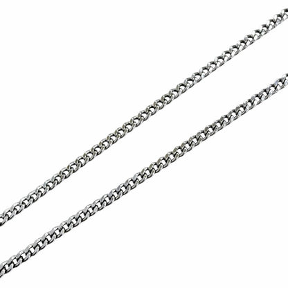 Celine Trio Rhinestone Necklace Silver — view 5
