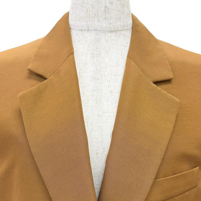 Gucci Cotton Logo Button Sleeveless Coat Long Gilet Vest Brown 40 — view 4