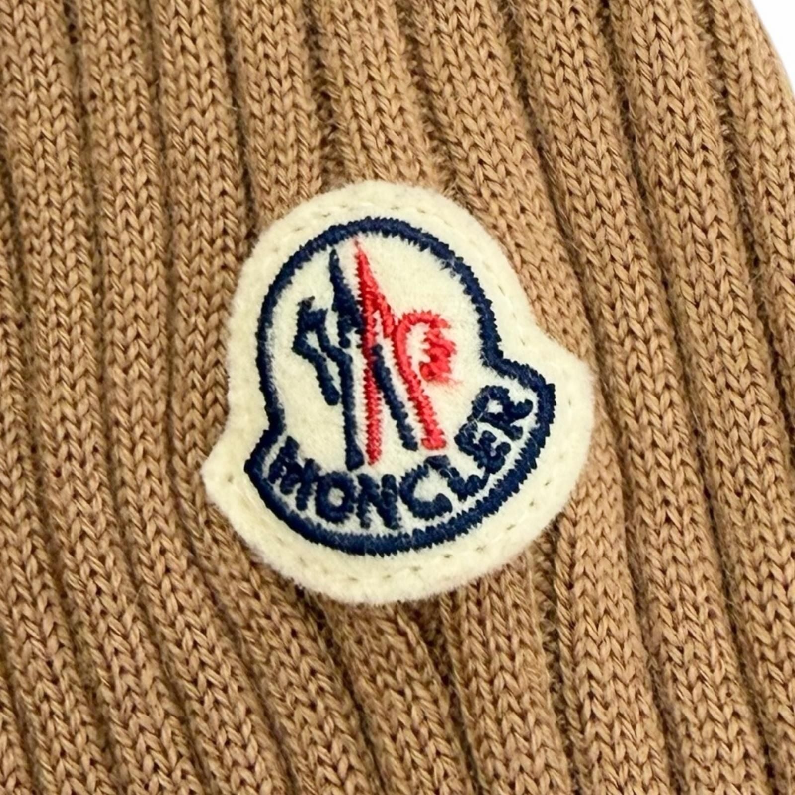 Bvlgari Moncler Dolcevita Wool Logo Patch High Neck Long Sleeve Rib Knit — view 5