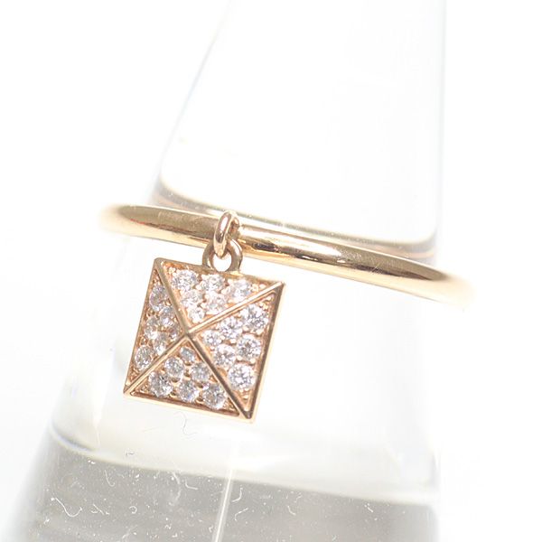 Hermes Ring Clou Tassel Diamond PG 50 Actual Less Than