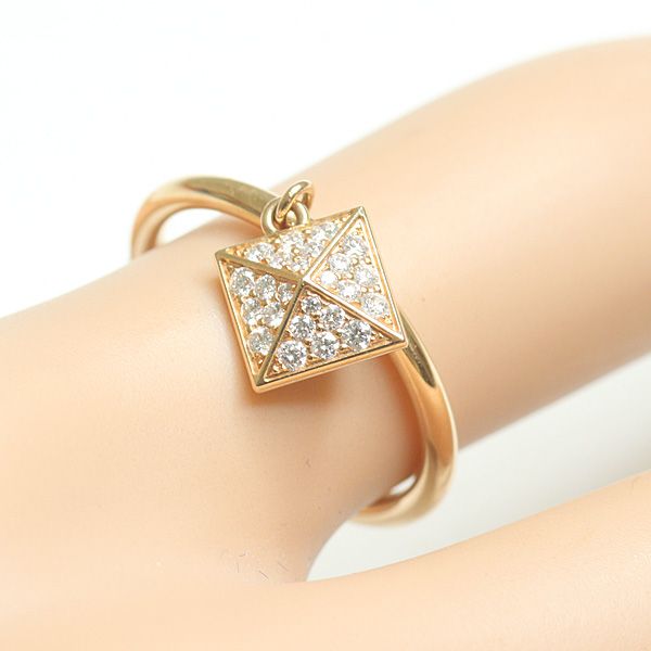 Hermes Ring Clou Tassel Diamond PG 50 Actual Less Than — view 5