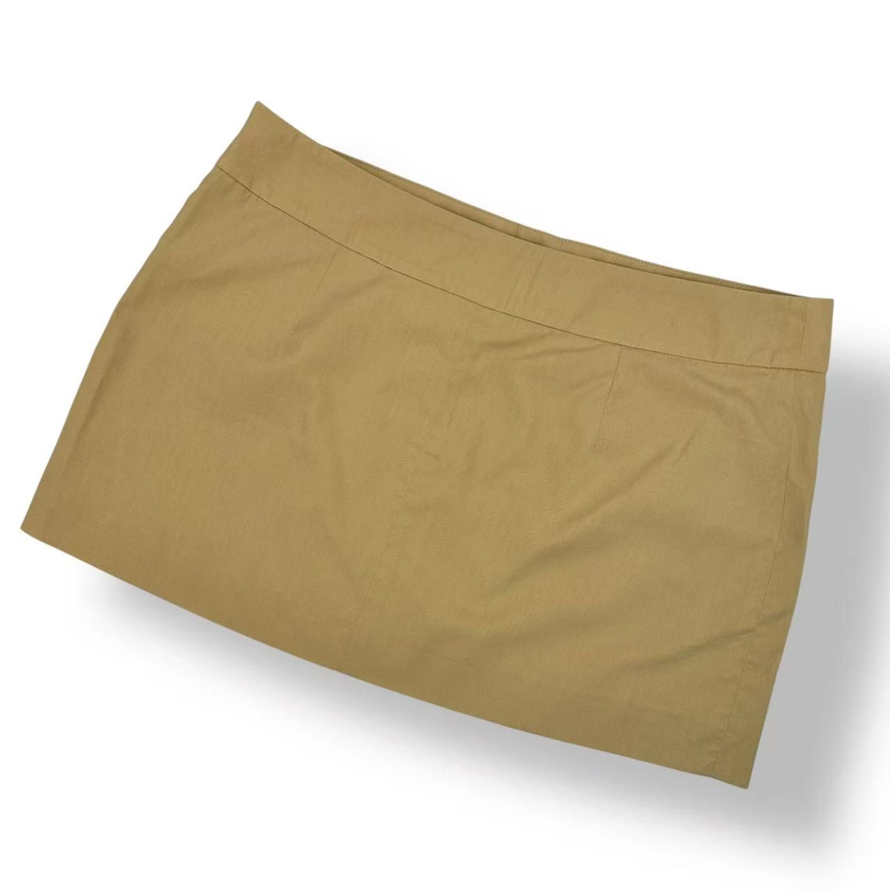 Chanel Mini Skirt Beige CC Logo 40 — view 3