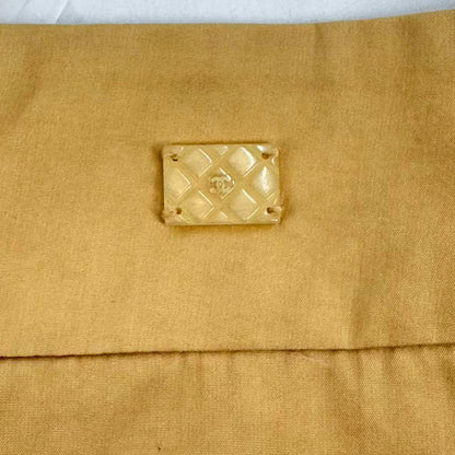 Chanel Mini Skirt Beige CC Logo 40 — view 4