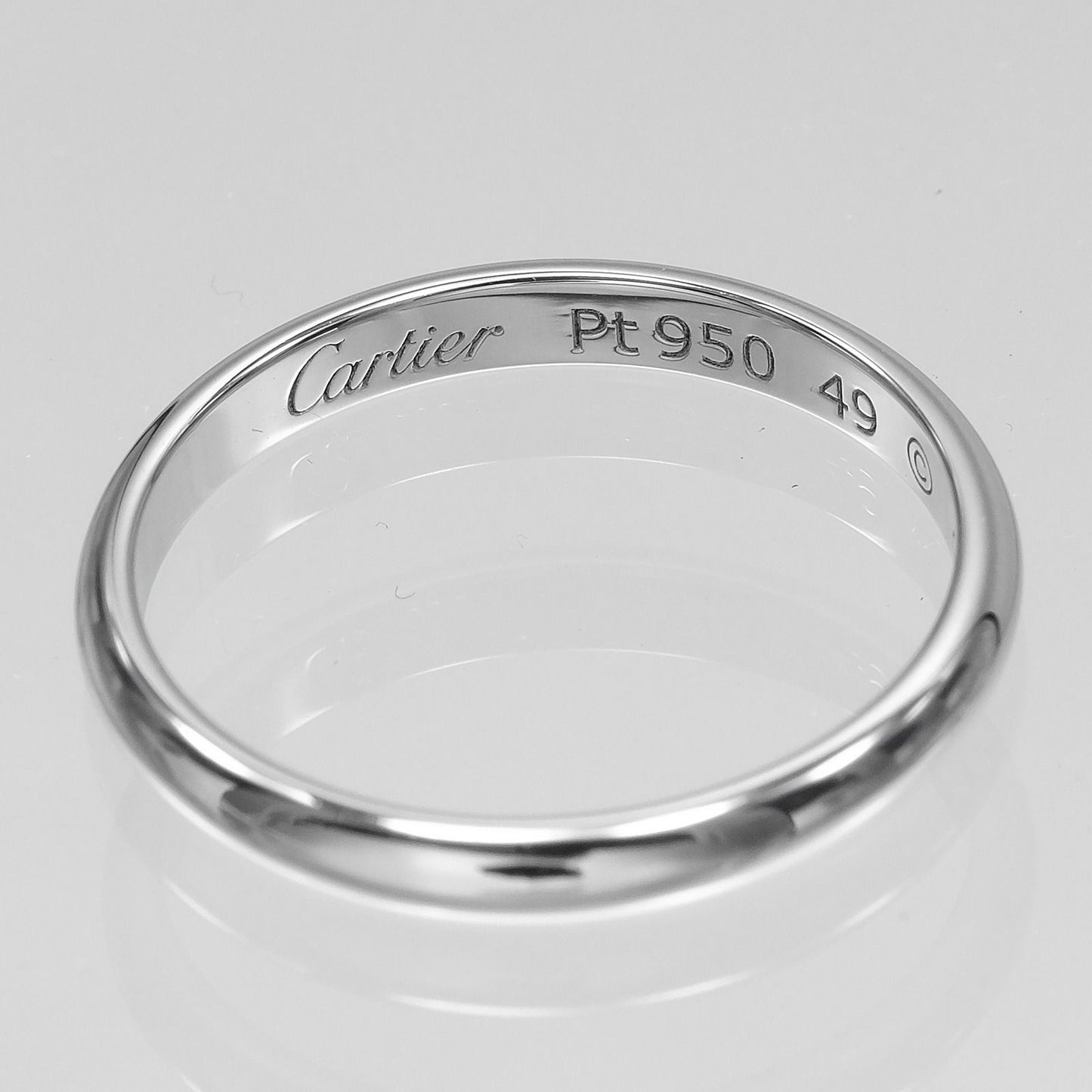 Cartier Wedding mm Platinum Ring — view 4