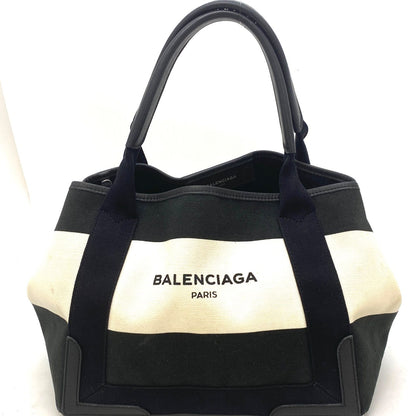 Balenciaga Handbag Canvas Canapa Black Cabas Travel