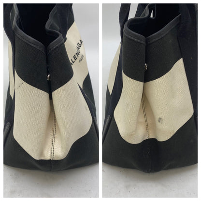Balenciaga Handbag Canvas Canapa Black Cabas Travel — view 5