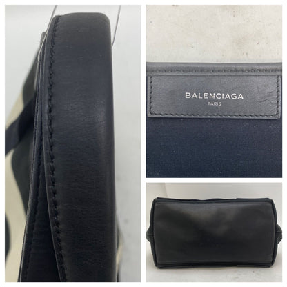 Balenciaga Handbag Canvas Canapa Black Cabas Travel — view 4