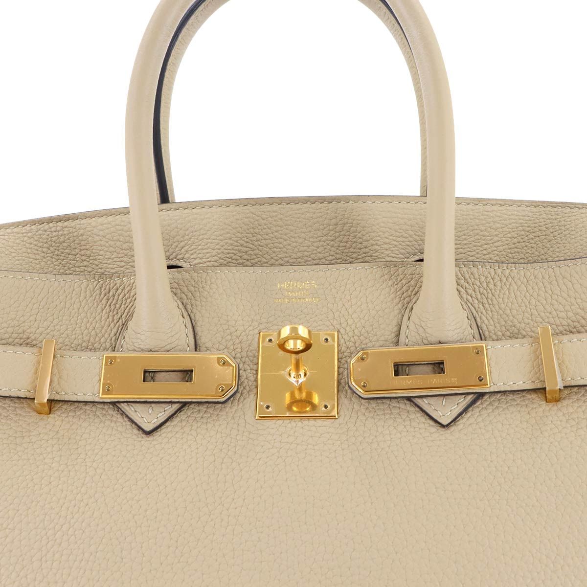 Hermes Birkin 30 Togo Trench Hand Bag Gold — view 7