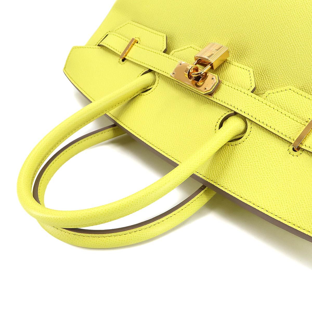 Hermes Birkin 35 Epsom Souffle Hand Bag Gold — view 5