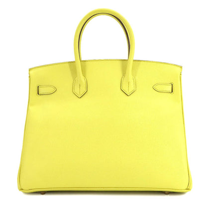 Hermes Birkin 35 Epsom Souffle Hand Bag Gold — view 2
