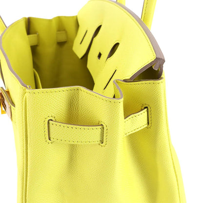 Hermes Birkin 35 Epsom Souffle Hand Bag Gold — view 8