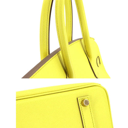 Hermes Birkin 35 Epsom Souffle Hand Bag Gold — view 9