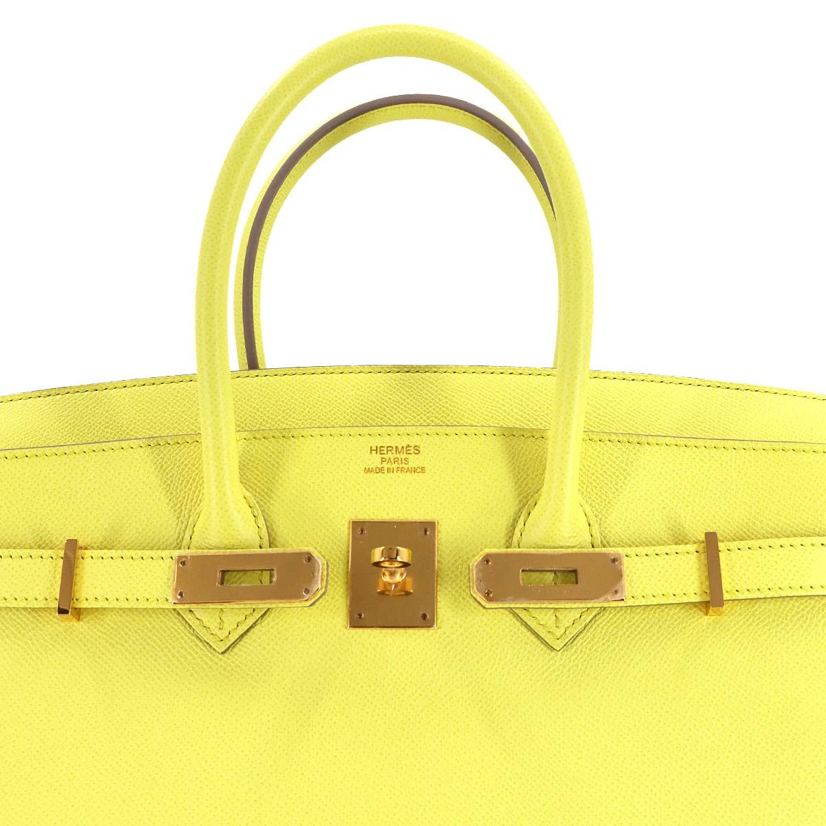Hermes Birkin 35 Epsom Souffle Hand Bag Gold — view 7