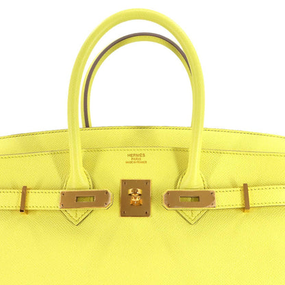 Hermes Birkin 35 Epsom Souffle Hand Bag Gold — view 7
