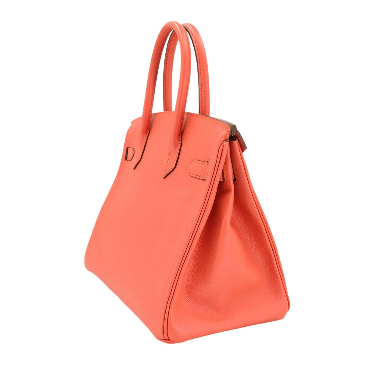 Hermes Birkin 30 Epsom Flamingo Hand Bag Silver — view 3