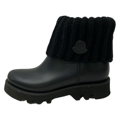 Moncler Rain Boots 36 Black