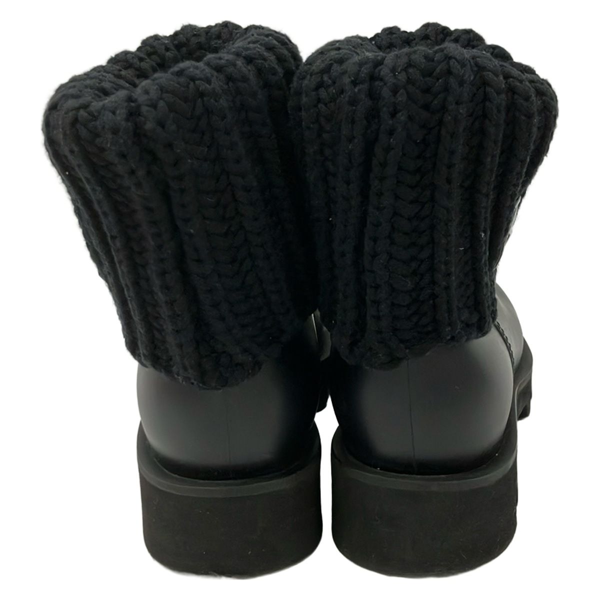 Moncler Rain Boots 36 Black — view 3