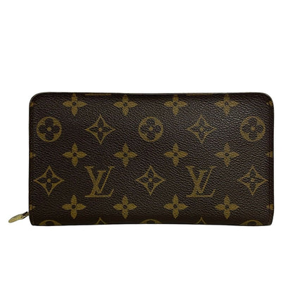 Louis Vuitton Wallet Monogram Porto Monet Zip Leather
