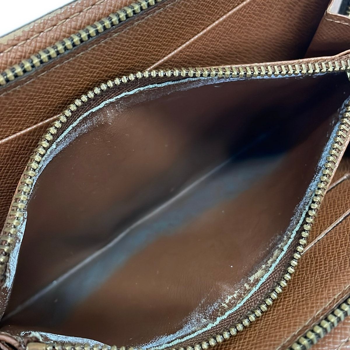 Louis Vuitton Wallet Monogram Porto Monet Zip Leather — view 4