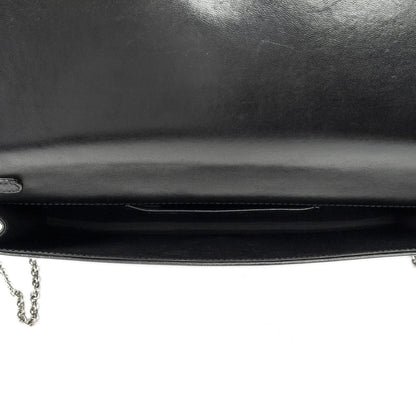 Dior Lady Dior Chain Clutch Black Canada Lambskin Leather — view 9
