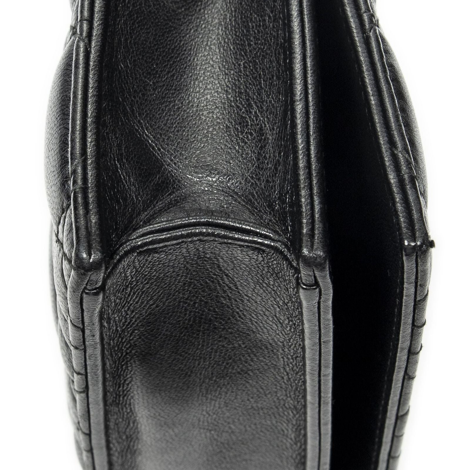 Dior Lady Dior Chain Clutch Black Canada Lambskin Leather — view 7