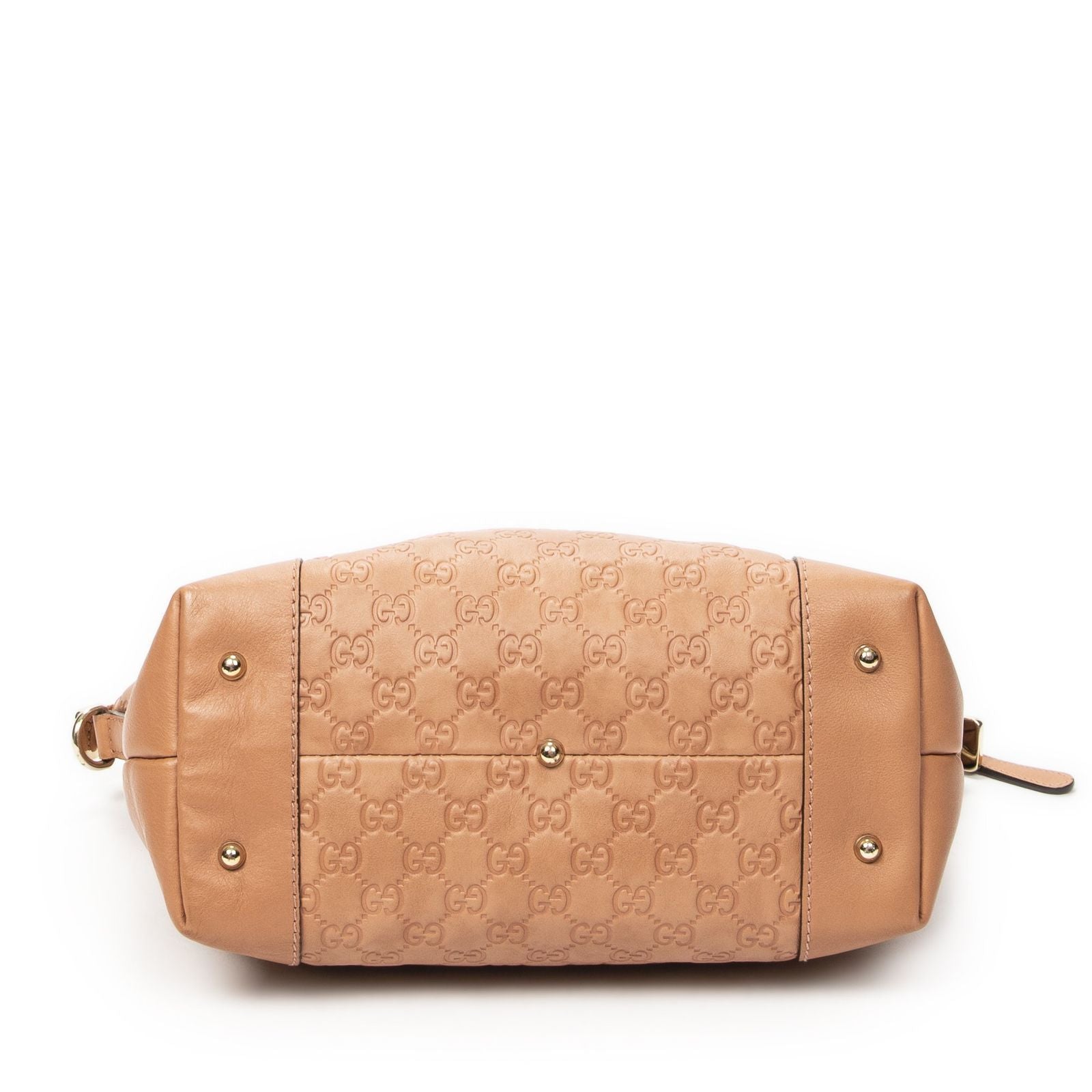 Gucci Bamboo Heart Bit Zip Tote Pink Guccissima — view 6