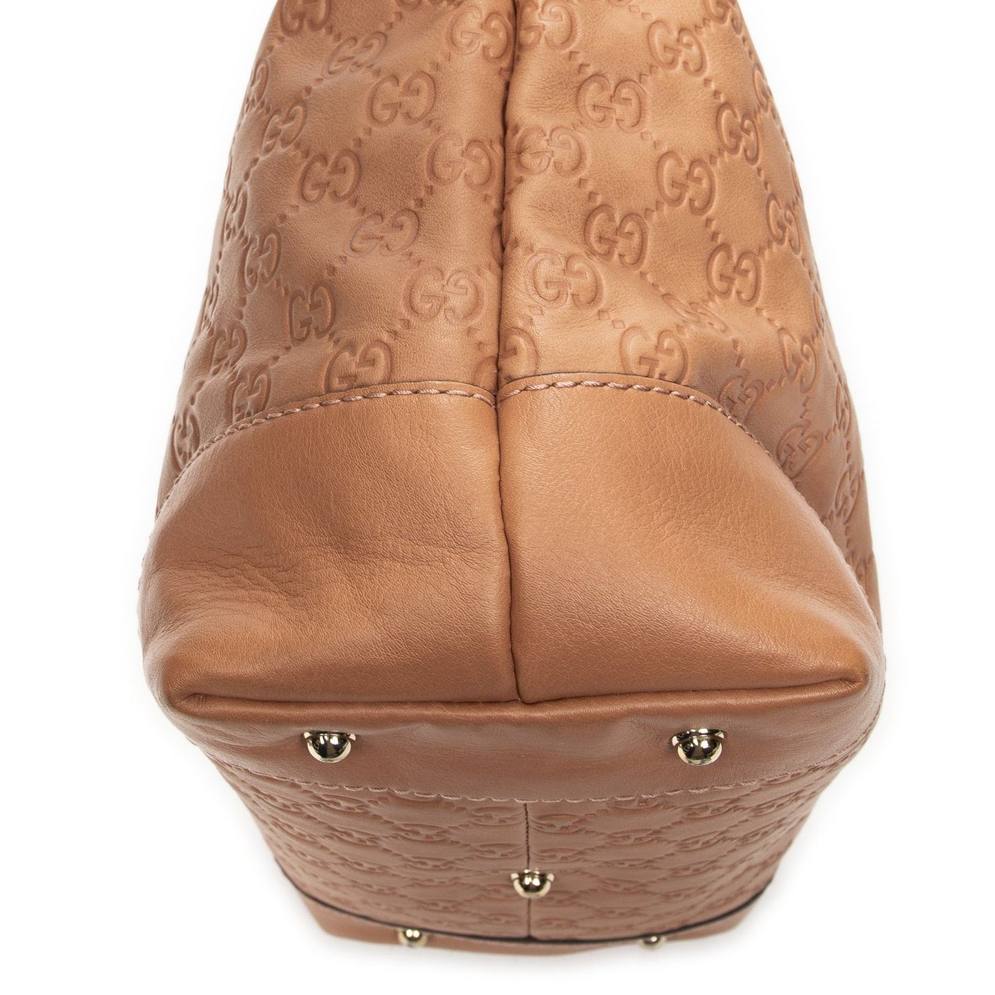 Gucci Bamboo Heart Bit Zip Tote Pink Guccissima — view 7