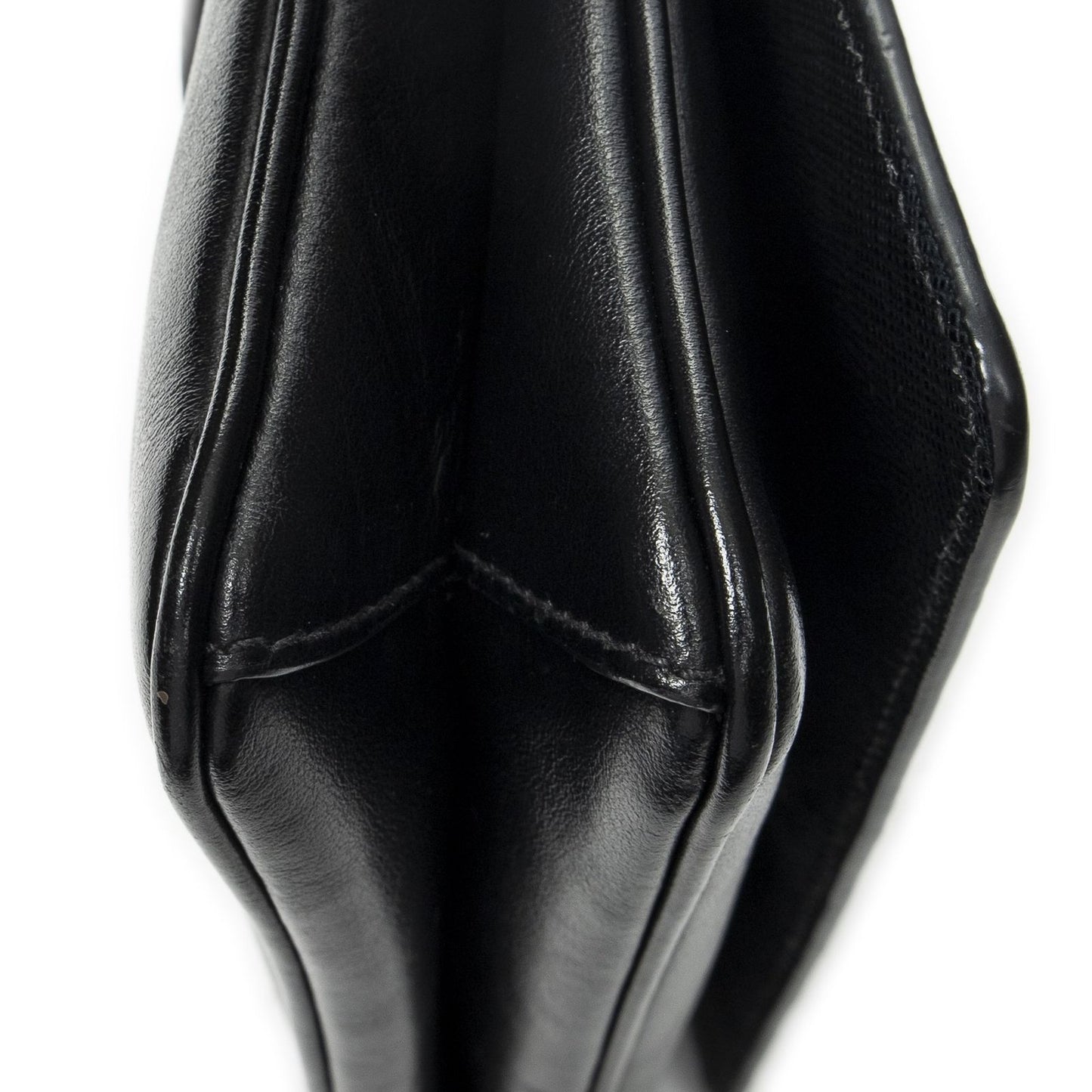 Prada Chain Shoulder Black Saffiano Leather Messenger — view 7