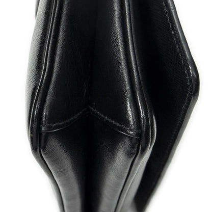 Prada Chain Shoulder Black Saffiano Leather Messenger — view 7