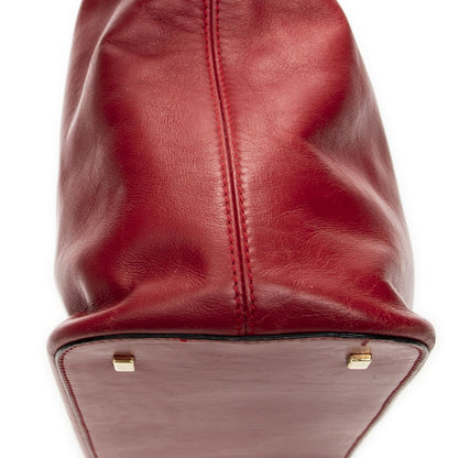 Celine Zip Top Handle Red Calfskin Leather — view 7