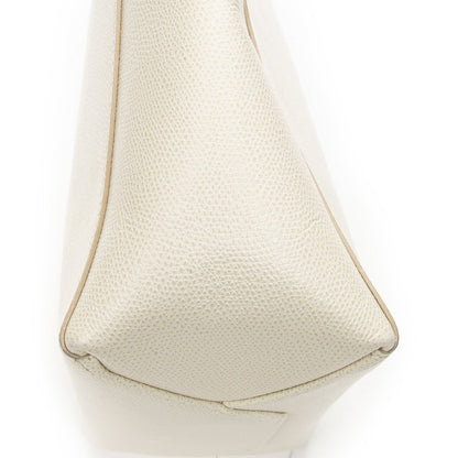 Celine Small Vertical Cover Tote White Gray Calfskin Leather — view 8