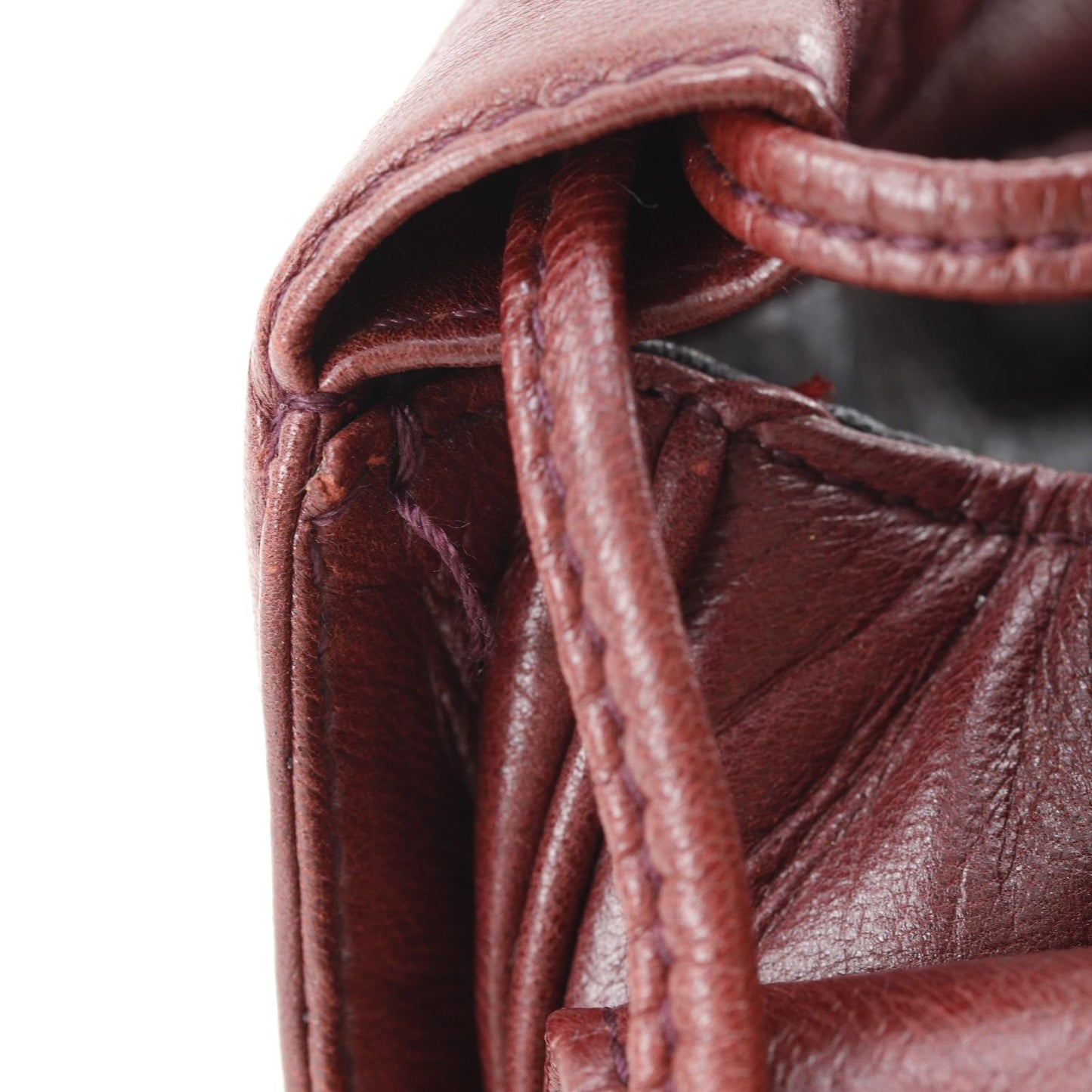 Loewe Anagram Vintage Leather Red Shoulder — view 7
