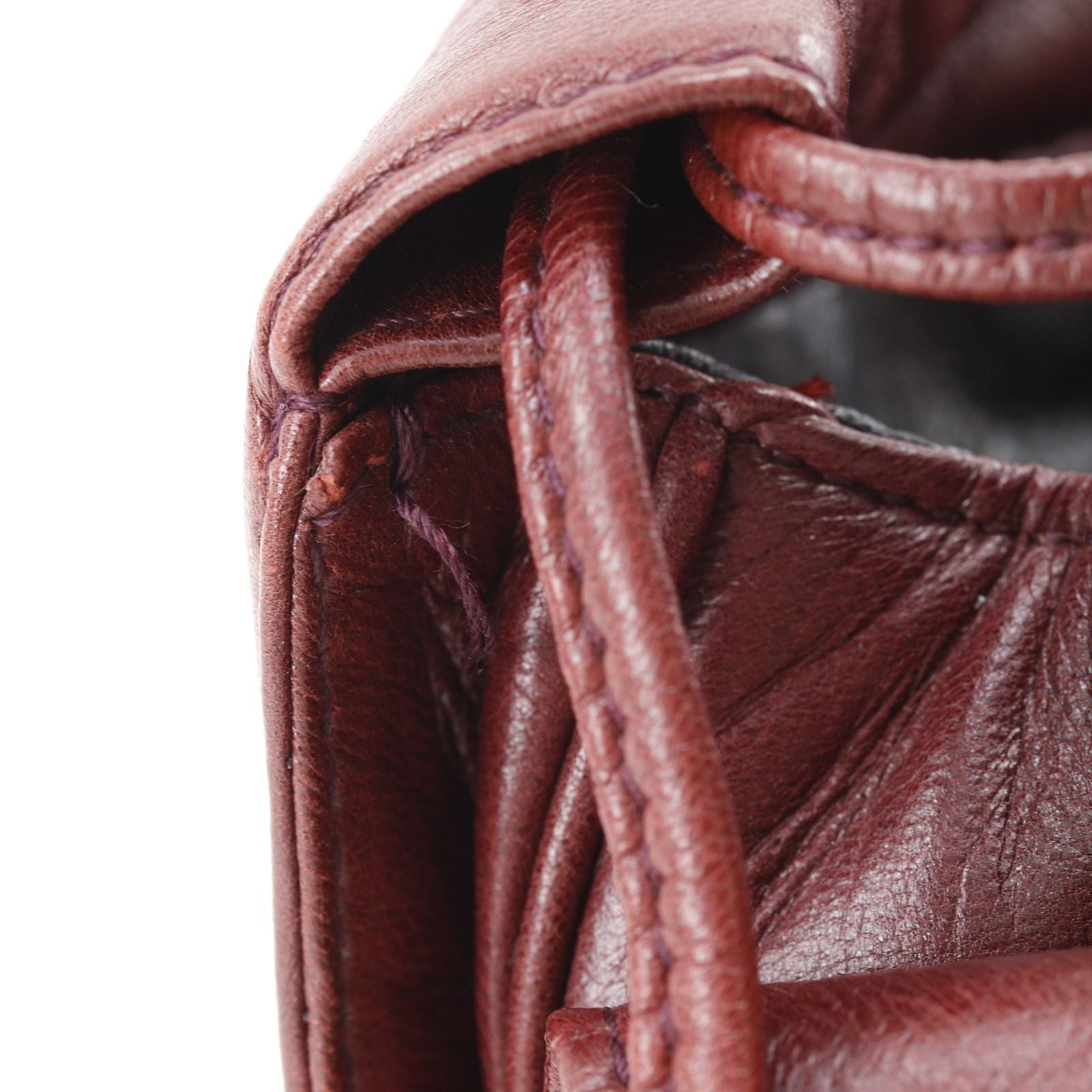 Loewe Anagram Vintage Leather Red Shoulder — view 7