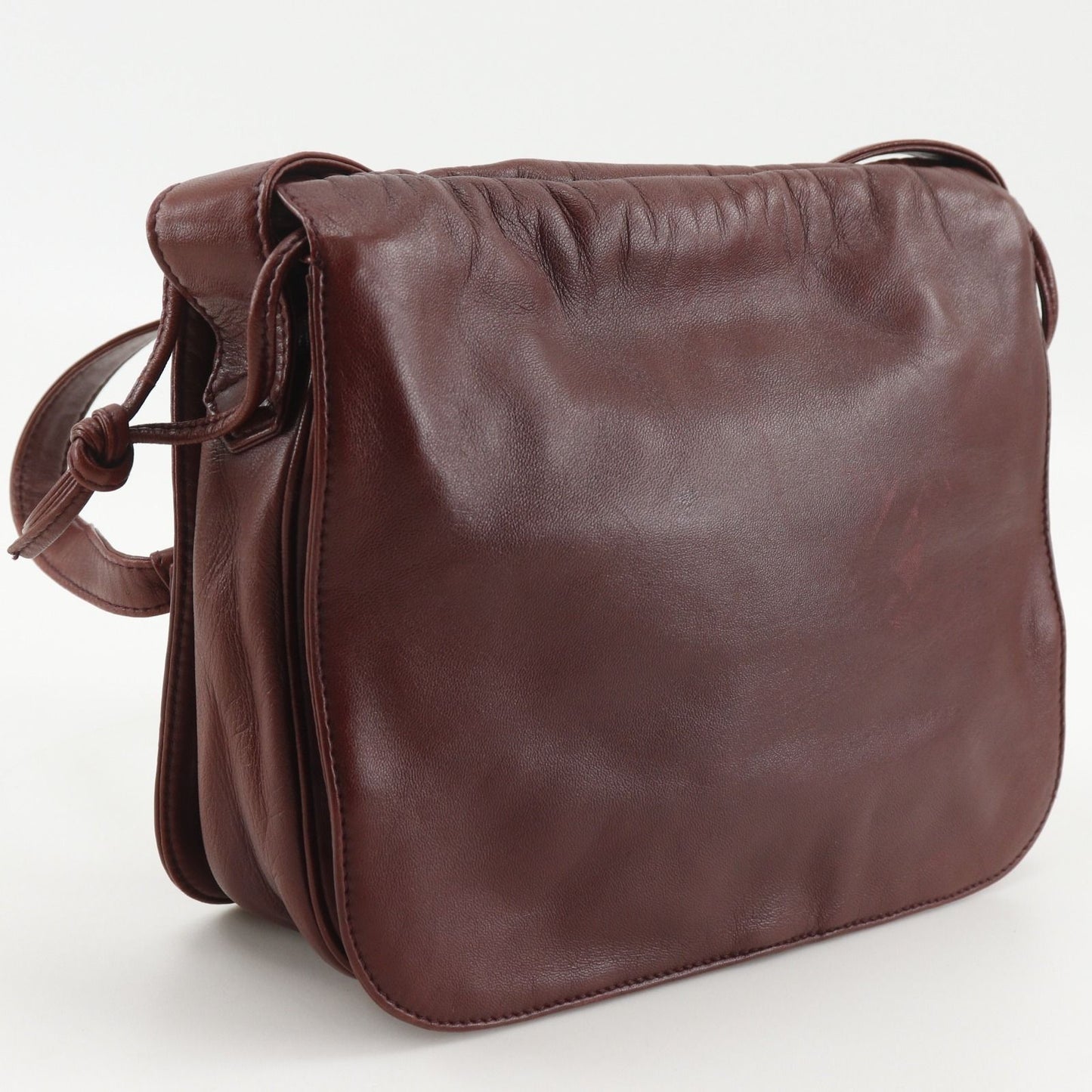 Loewe Anagram Vintage Leather Red Shoulder — view 3