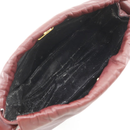 Loewe Anagram Vintage Leather Red Shoulder — view 4